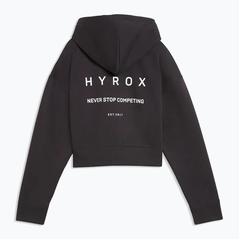 Bluza damska PUMA x HYROX World Cropped Hoodie black/white 2