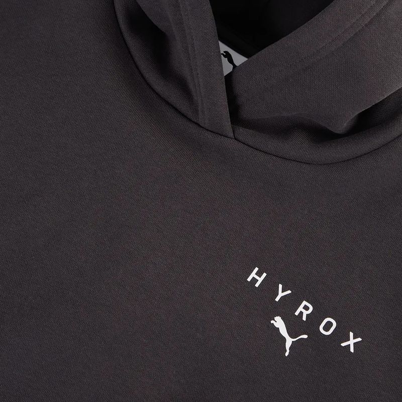 Bluza damska PUMA x HYROX World Cropped Hoodie black/white 3