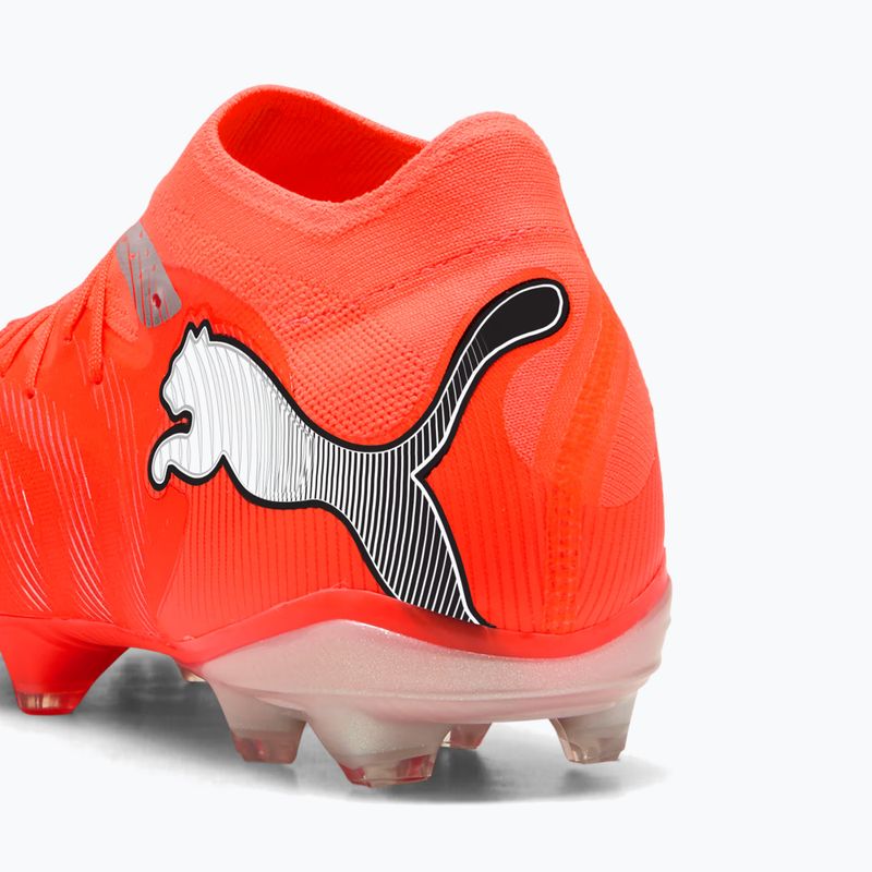 Buty piłkarskie PUMA Future 9 Pro FG/AG glowing red/puma white/puma black/puma silver 8