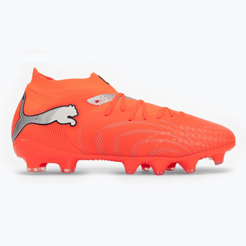 Buty piłkarskie dziecięce PUMA Future 9 Pro FG/AG Jr glowing red/puma white/puma black/puma silver 2