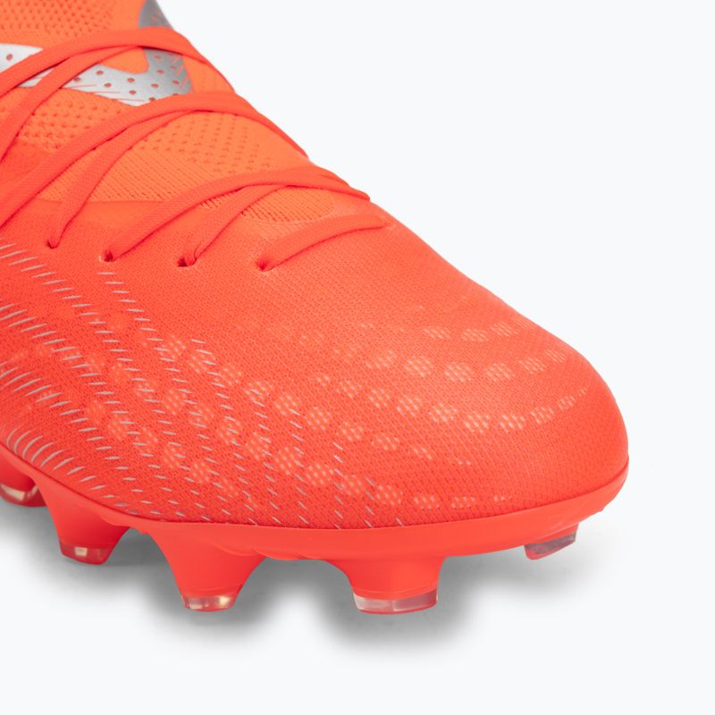 Buty piłkarskie dziecięce PUMA Future 9 Pro FG/AG Jr glowing red/puma white/puma black/puma silver 7