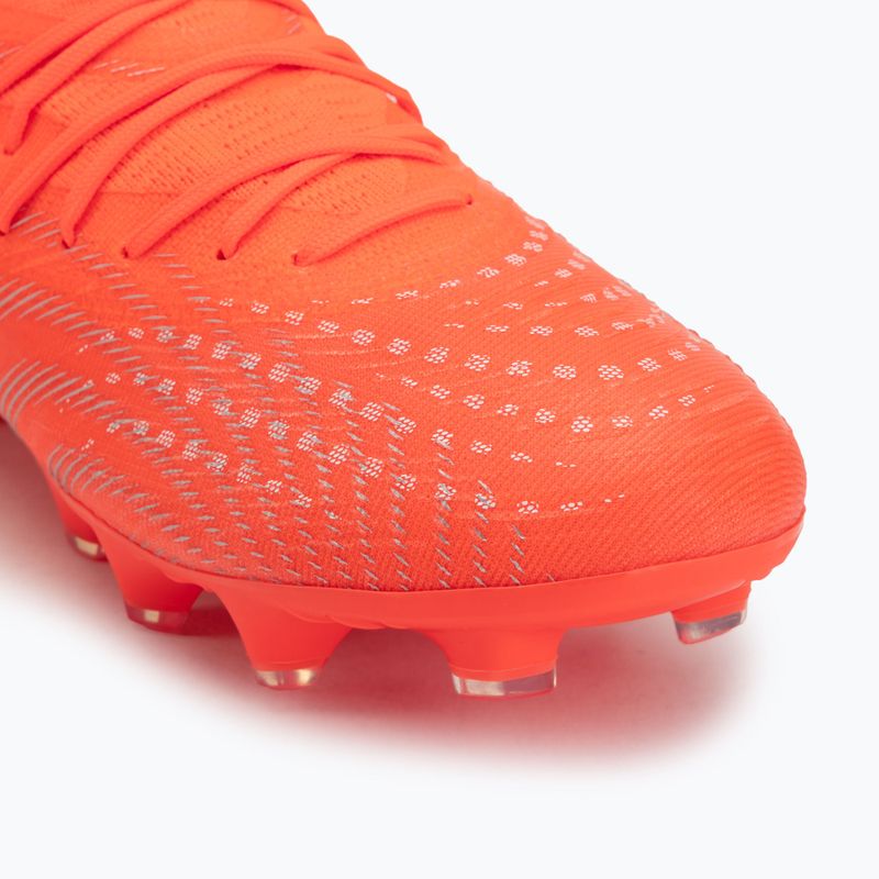 Buty piłkarskie dziecięce PUMA Future 9 Match FG/AG Jr glowing red/puma white/puma black/puma silver 7