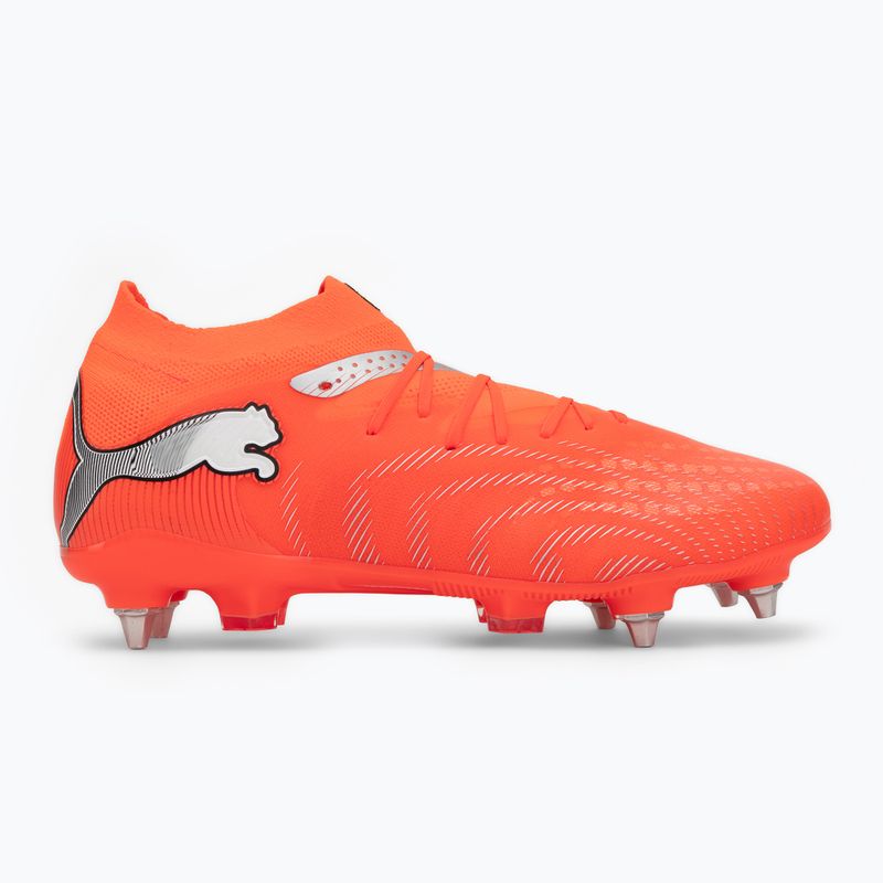 Buty piłkarskie męskie PUMA Future 9 Pro MxSG glowing red/puma white/puma black/puma silver 2