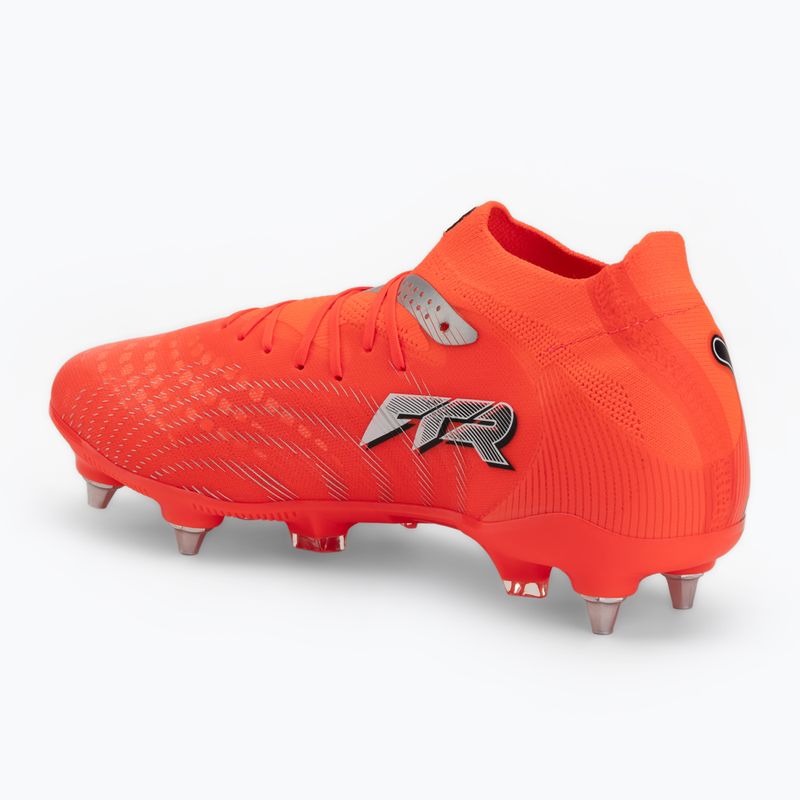 Buty piłkarskie męskie PUMA Future 9 Pro MxSG glowing red/puma white/puma black/puma silver 3