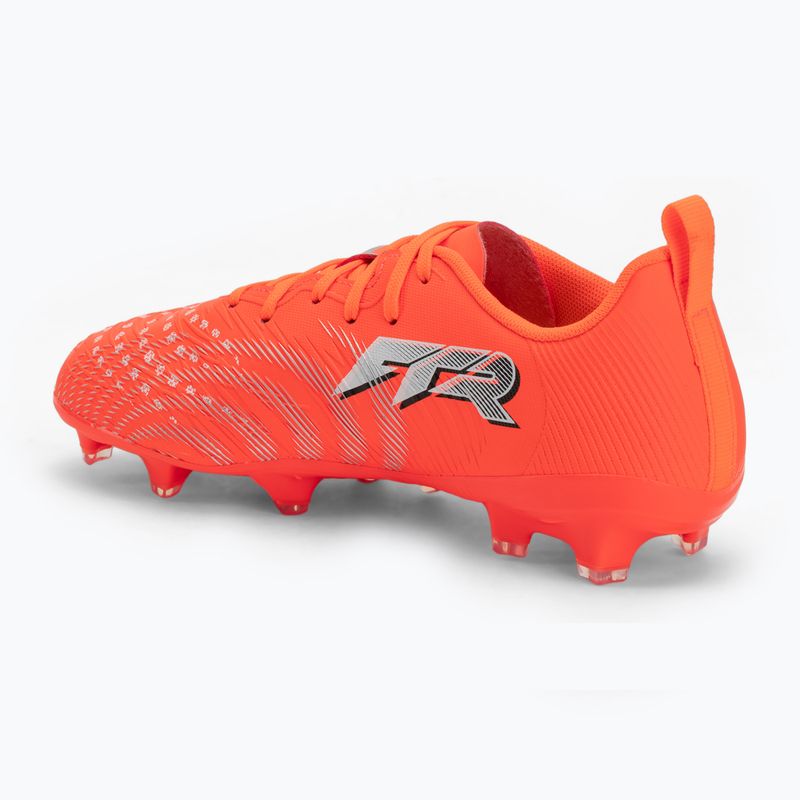 Buty piłkarskie dziecięce PUMA Future 9 Play FG/AG Jr glowing red/puma white/puma black/puma silver 3