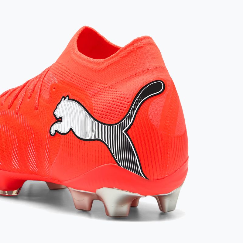 Buty piłkarskie PUMA Future 9 Ultimate FG glowing red/puma white/puma black/puma silver 8