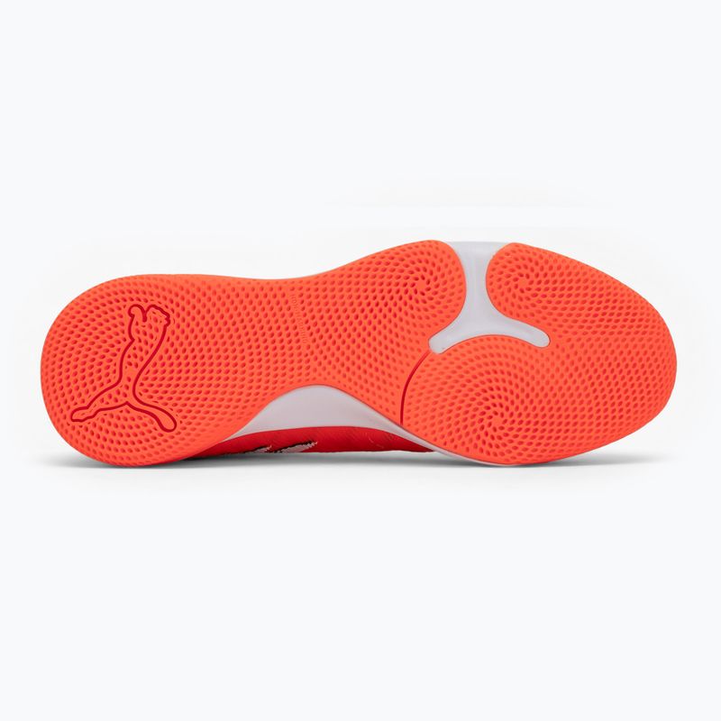 Buty piłkarskie PUMA Future 9 Match IT glowing red/puma white/puma black/puma silver 4