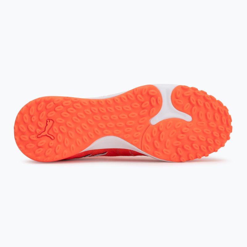 Buty piłkarskie PUMA Future 9 Match Fusion TT glowing red/puma white/puma black/puma silver 4