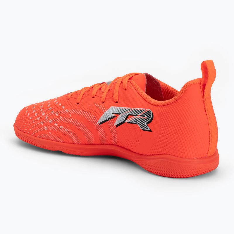 Buty piłkarskie dziecięce PUMA Future 9 Play IT Jr glowing red/puma white/puma black/puma silver 3