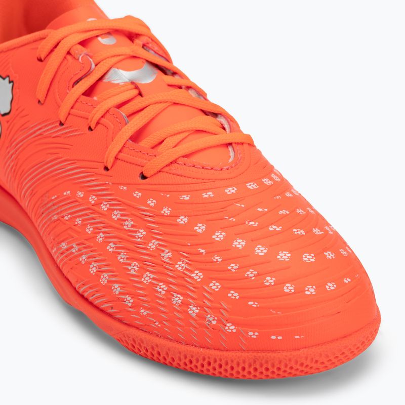 Buty piłkarskie dziecięce PUMA Future 9 Play IT Jr glowing red/puma white/puma black/puma silver 7