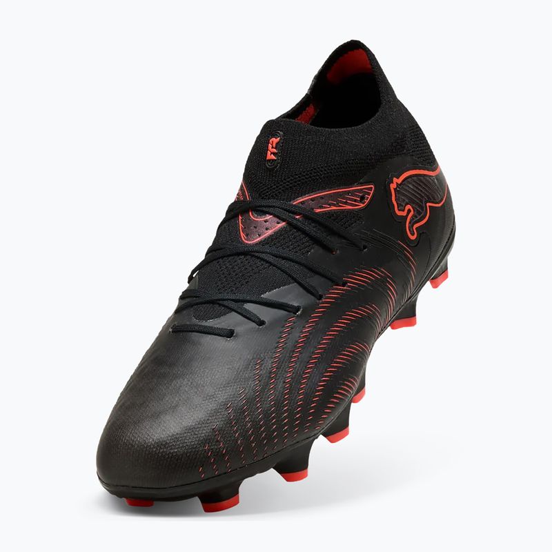 Buty piłkarskie dziecięce PUMA Future 9 Pro FG/AG Jr puma black/puma white/blue jewel 12