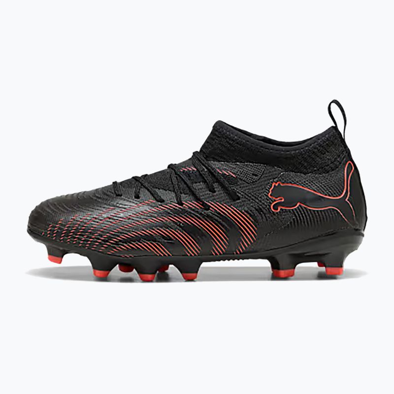 Buty piłkarskie dziecięce PUMA Future 9 Match FG/AG Jr puma black/glowing red/strong grey 8