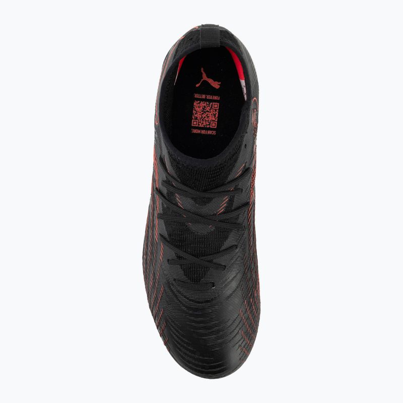 Buty piłkarskie dziecięce PUMA Future 9 Match FG/AG Jr puma black/glowing red/strong grey 5