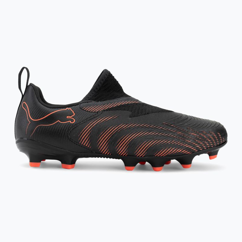 Buty piłkarskie dziecięce PUMA Future 9 Match LL FG/AG Jr puma black/glowing red/strong grey 2