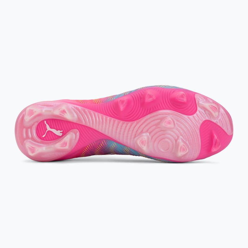 Buty piłkarskie PUMA Future 9 Fusion FG/AG poison pink/sun stream/bright aqua/puma wht 4