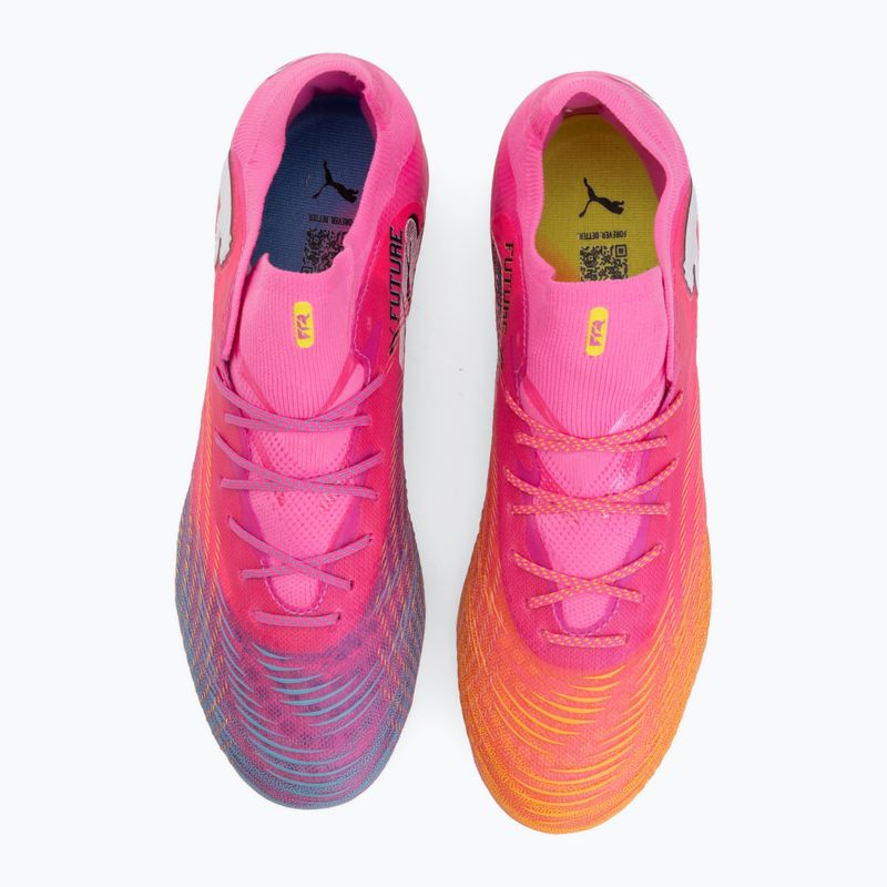 Buty piłkarskie PUMA Future 9 Fusion FG/AG poison pink/sun stream/bright aqua/puma wht 5