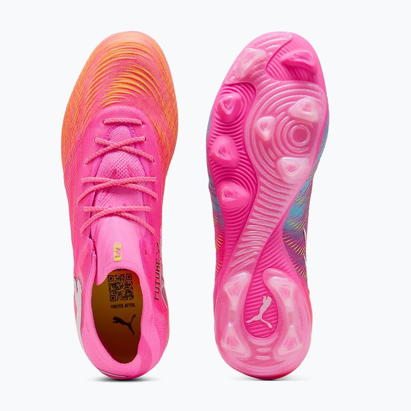Buty piłkarskie PUMA Future 9 Fusion FG/AG poison pink/sun stream/bright aqua/puma wht 3