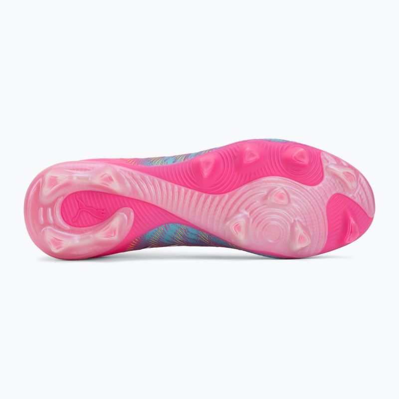 Buty piłkarskie PUMA Future 9 Pro FG/AG poison pink/sun stream/bright aqua/puma white 4