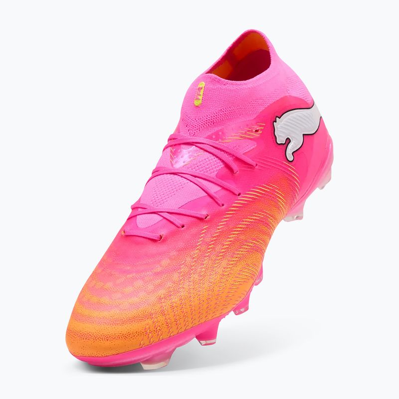 Buty piłkarskie PUMA Future 9 Pro FG/AG poison pink/sun stream/bright aqua/puma white 4