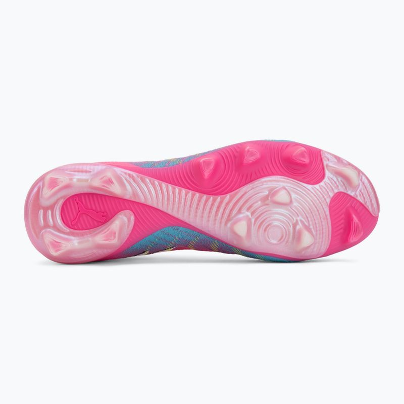 Buty piłkarskie PUMA Future 9 Match FG/AG poison pink/puma wht/sun stream/bright aqua/puma blk 4