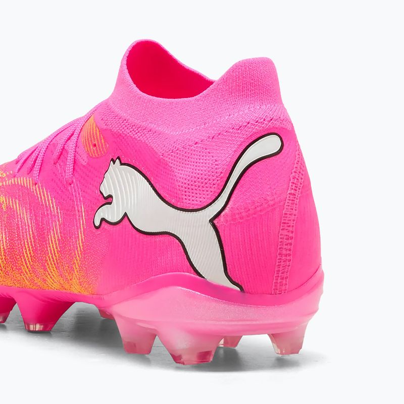 Buty piłkarskie PUMA Future 9 Match FG/AG poison pink/puma wht/sun stream/bright aqua/puma blk 4