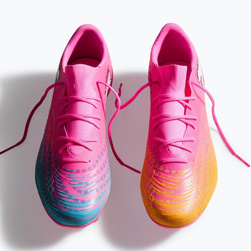 Buty piłkarskie PUMA Future 9 Match Fusion FG/AG poison pink/puma wht/sun stream/bright aqua/puma blk 5