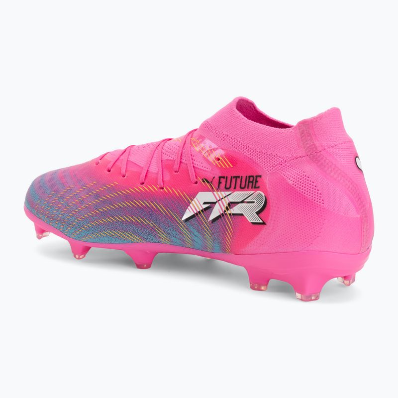 Buty piłkarskie dziecięce PUMA Future 9 Pro FG/AG Jr poison pink/puma wht/sun stream/bright aqua/puma blk 3