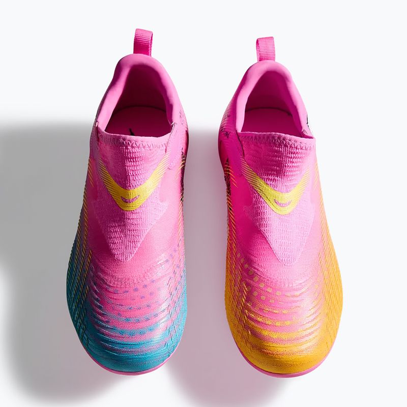 Buty piłkarskie dziecięce PUMA Future 9 Match LL FG/AG Jr poison pink/puma wht/sun stream/bright aqua/puma blk 5