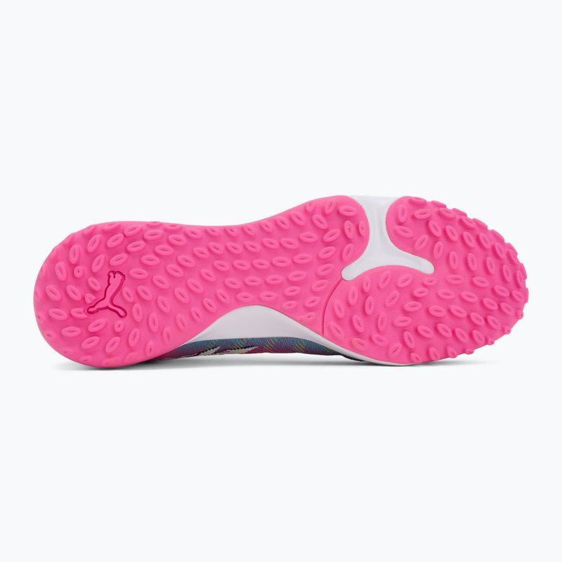 Buty piłkarskie PUMA Future 9 Match TT poison pink/puma wht/sun stream/bright aqua/puma blk 4
