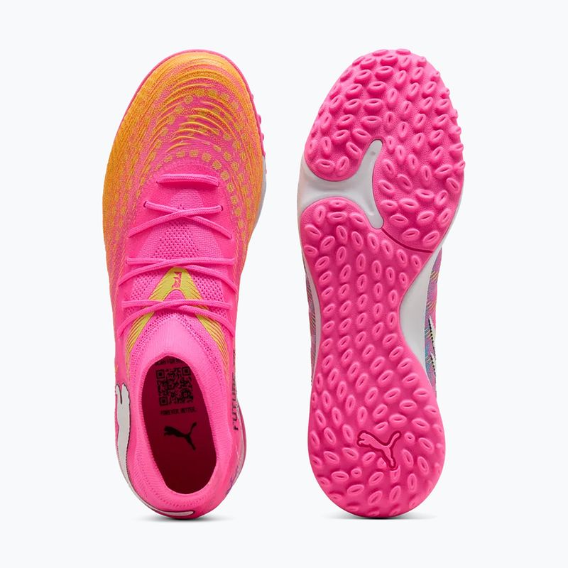 Buty piłkarskie PUMA Future 9 Match TT poison pink/puma wht/sun stream/bright aqua/puma blk 5