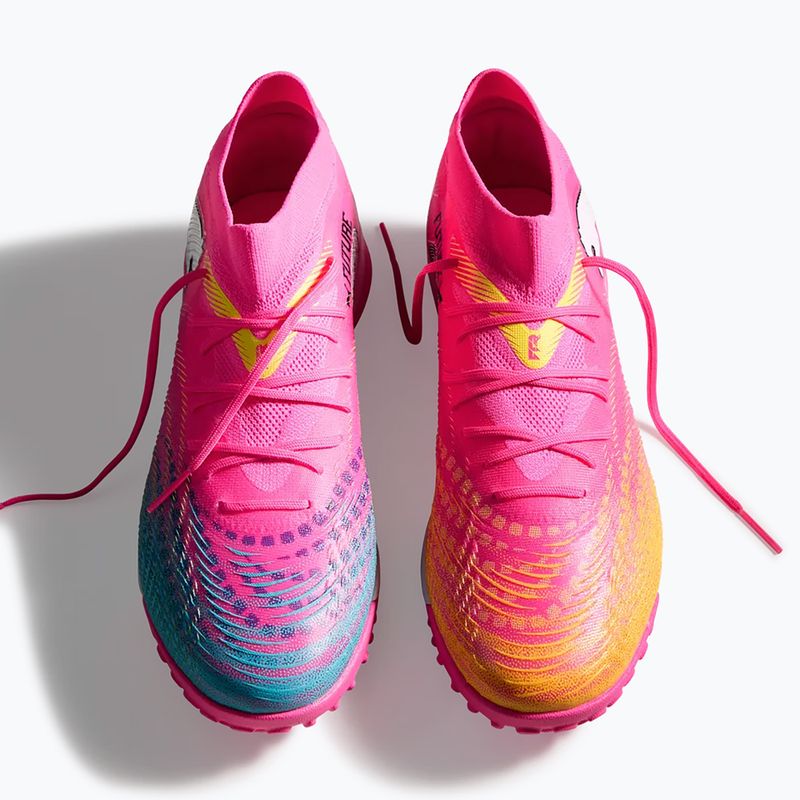 Buty piłkarskie PUMA Future 9 Match TT poison pink/puma wht/sun stream/bright aqua/puma blk 6