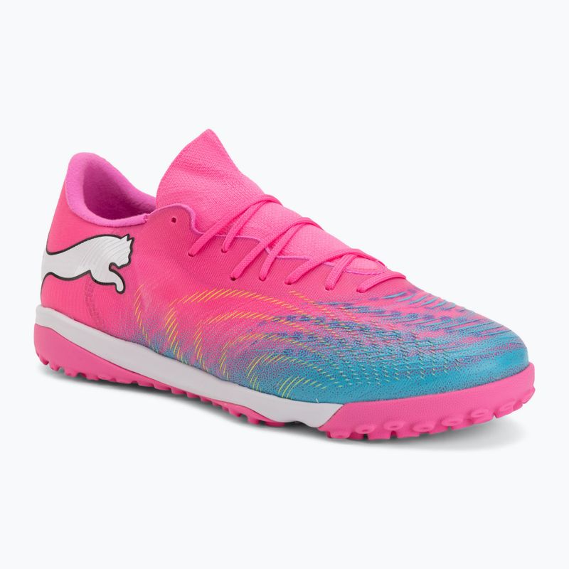 Buty piłkarskie PUMA Future 9 Match Fusion TT poison pink/puma wht/sun stream/bright aqua/puma blk