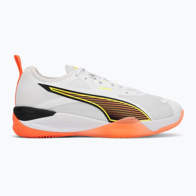 Buty do piłki ręcznej PUMA Eliminate Nitro 4 Game On puma white/glowing red/ultra blue 2