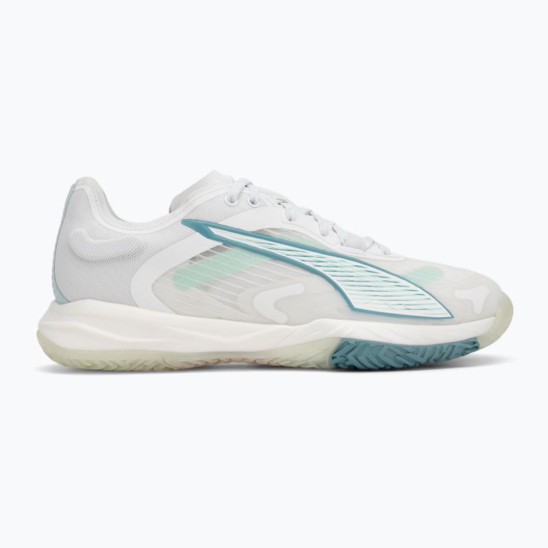Buty do piłki ręcznej damskie PUMA Accelerate Nitro SQD 4 Game On puma white/baltic sea blue/fresh water 2