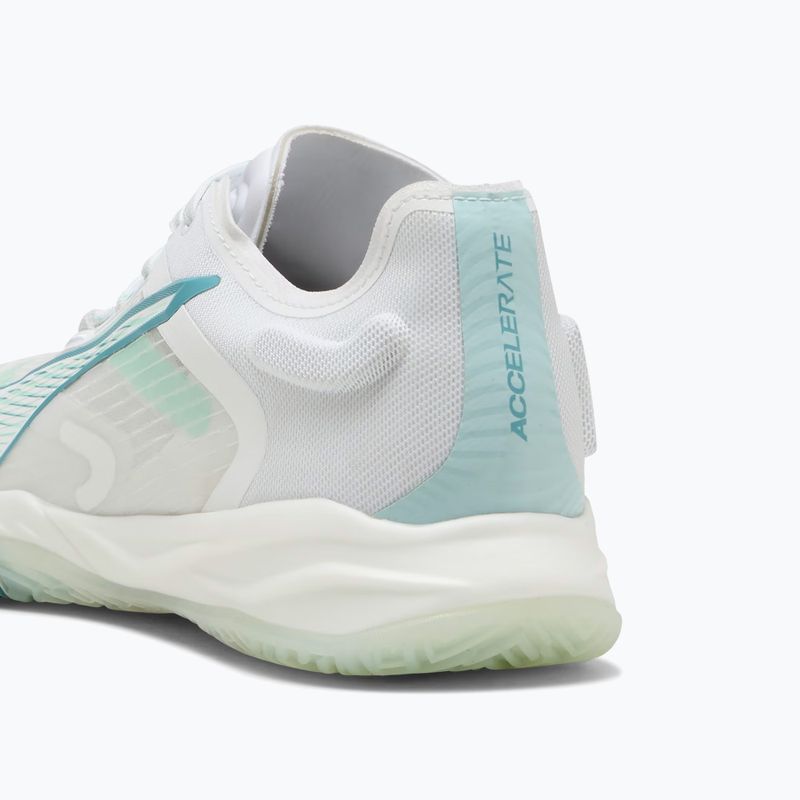 Buty do piłki ręcznej damskie PUMA Accelerate Nitro SQD 4 Game On puma white/baltic sea blue/fresh water 13