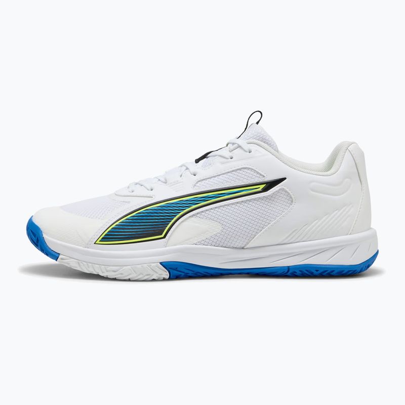 Buty do piłki ręcznej PUMA Accelerate Turbo 4 Game On puma white/glowing red/ultra blue 8