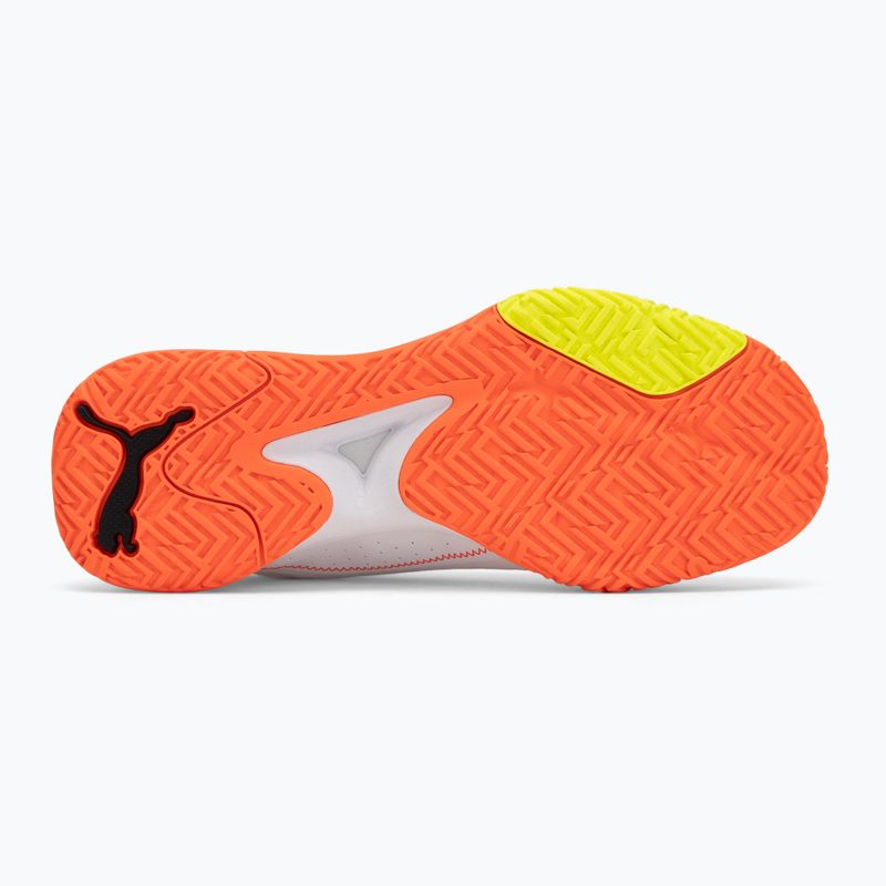 Buty do piłki ręcznej PUMA Accelerate Turbo 4 Game On puma white/glowing red/ultra blue 4