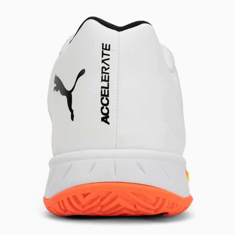 Buty do piłki ręcznej PUMA Accelerate Turbo 4 Game On puma white/glowing red/ultra blue 6