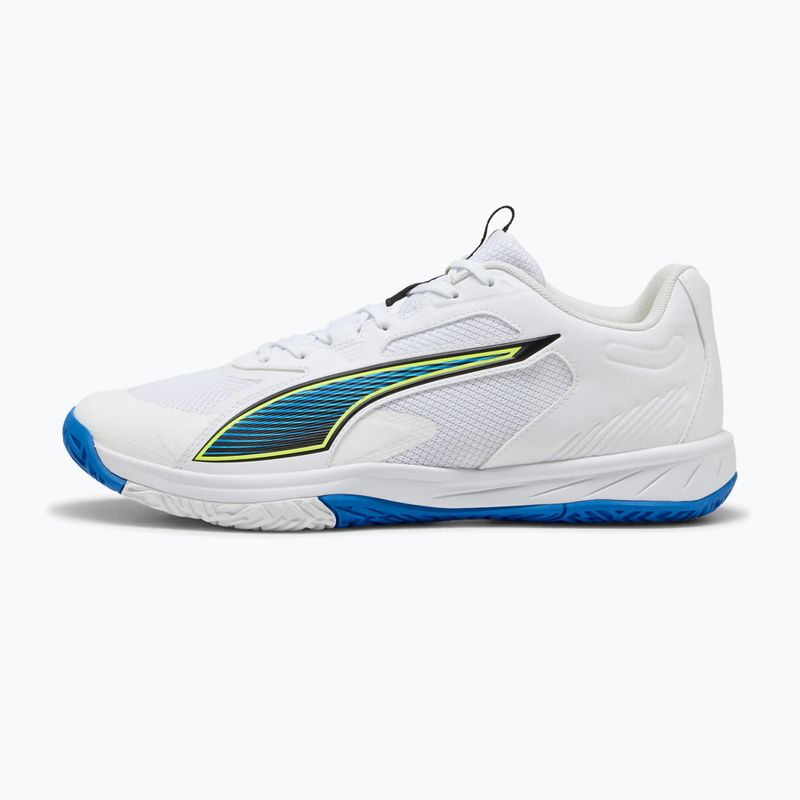 Buty do piłki ręcznej PUMA Accelerate Pro 4 Game On puma white/glowing red/ultra blue 8