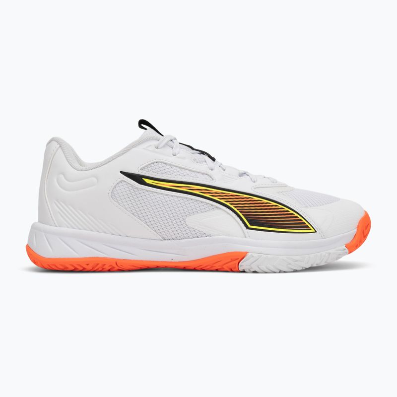 Buty do piłki ręcznej PUMA Accelerate Pro 4 Game On puma white/glowing red/ultra blue 2
