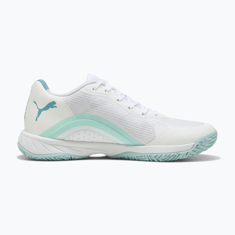 Buty do piłki ręcznej PUMA Accelerate Pro 4 Game On puma white/baltic sea blue/fresh water 2