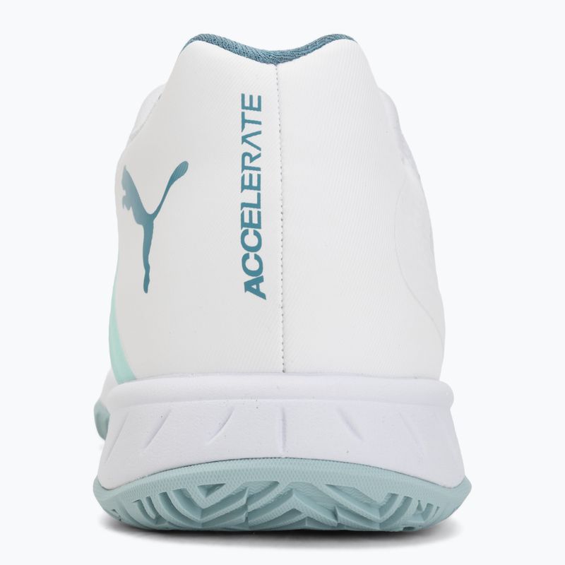 Buty do piłki ręcznej PUMA Accelerate Pro 4 Game On puma white/baltic sea blue/fresh water 6