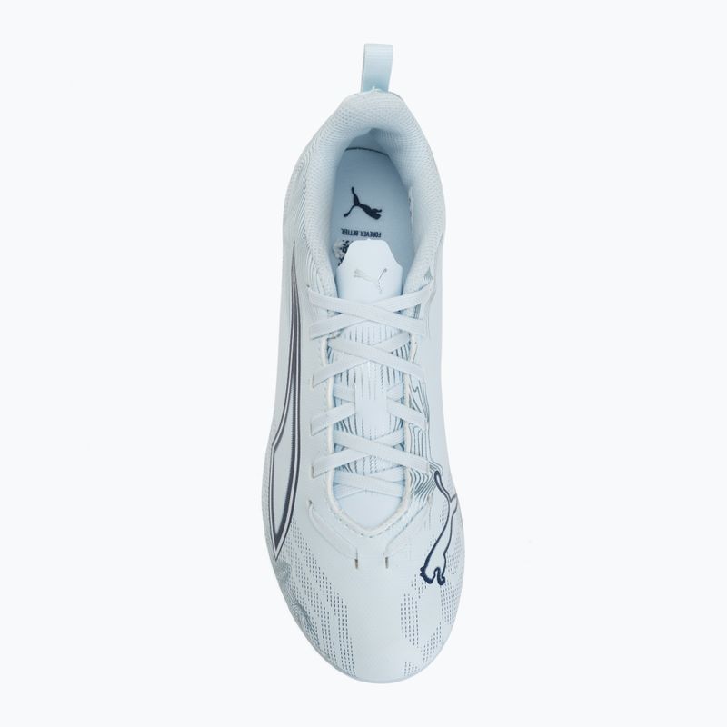 Buty piłkarskie dziecięce PUMA Ultra 6 Play FG/AG Jr icy blue/puma white/blue jewel 5