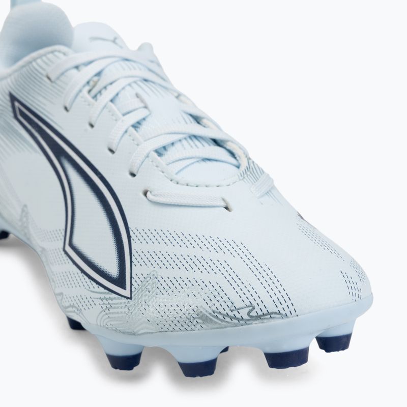 Buty piłkarskie dziecięce PUMA Ultra 6 Play FG/AG Jr icy blue/puma white/blue jewel 7