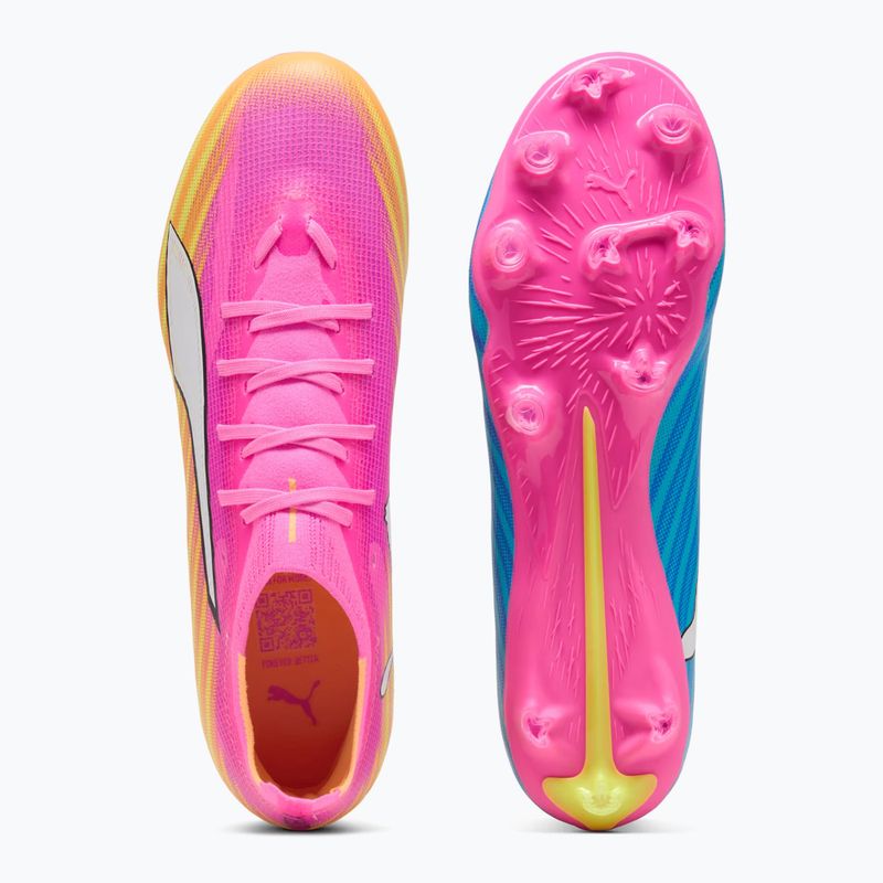 Buty piłkarskie PUMA Ultra 6 Match FG/AG poison pink/puma wht/sun stream/bright aqua/puma blk 5