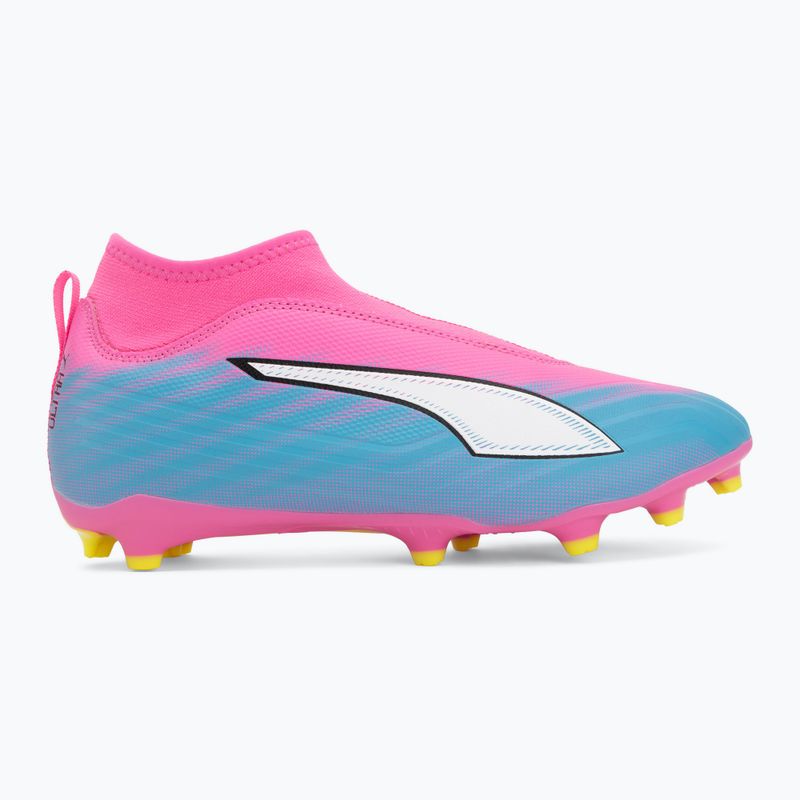 Buty piłkarskie dziecięce PUMA Ultra 6 Match+ LL FG/AG Jr poison pink/puma wht/sun stream/bright aqua/puma blk 2