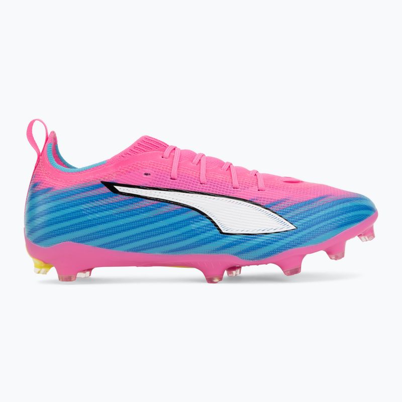 Buty piłkarskie dziecięce PUMA Ultra 6 Pro Jr FG/AG poison pink/puma wht/sunstream/bright aqua/puma blk 2
