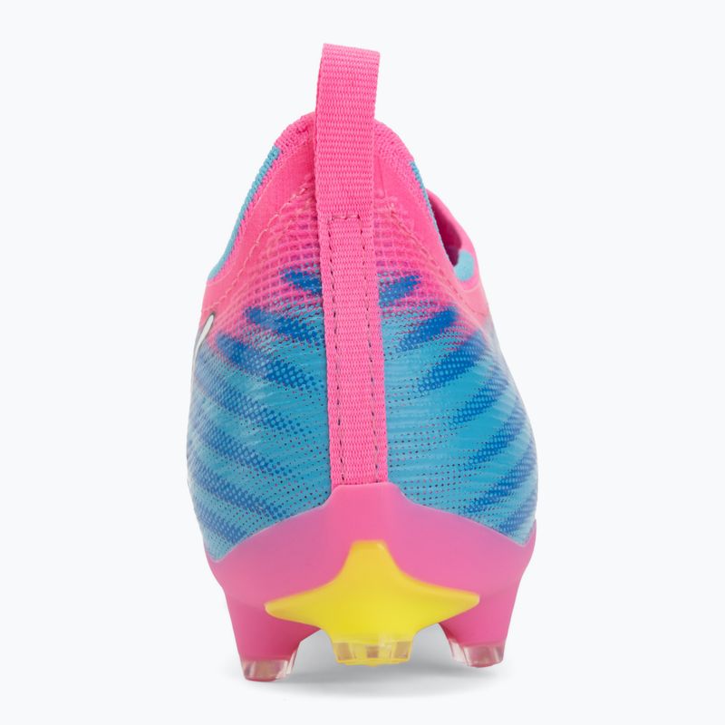 Buty piłkarskie dziecięce PUMA Ultra 6 Pro Jr FG/AG poison pink/puma wht/sunstream/bright aqua/puma blk 6