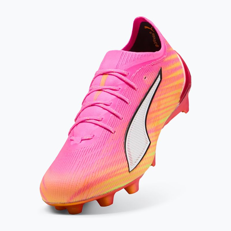Buty piłkarskie PUMA Ultra 6 Ultimate FG poison pink/puma wht/sun stream/bright aqua/puma blk 4