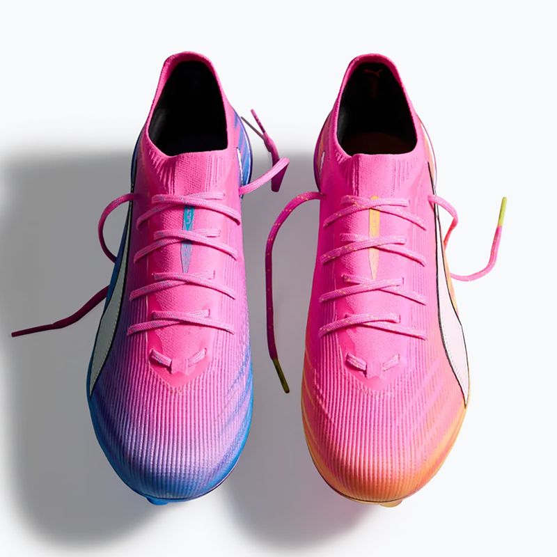 Buty piłkarskie PUMA Ultra 6 Ultimate FG poison pink/puma wht/sun stream/bright aqua/puma blk 6
